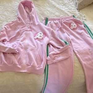 Barbie Pink Track Pants & Joggers Set